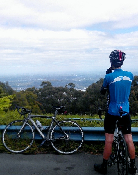 Taking Gel at SkyHigh (photo: Jeremy)