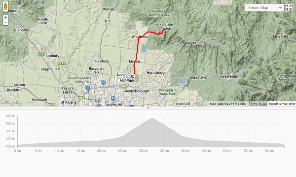 First proper ride, 19 days after fracture: 63 km / 430 m.