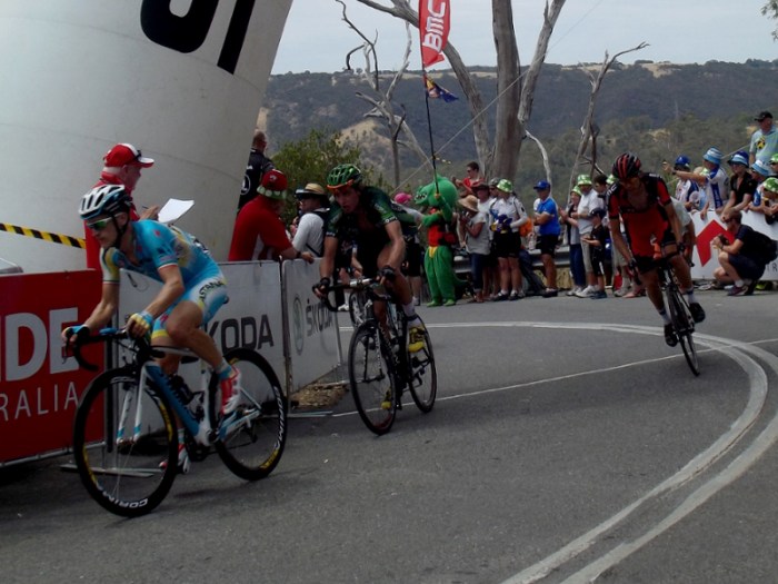 Morabito again, with Katusha and Europcar riders (who's good at rider ID?).