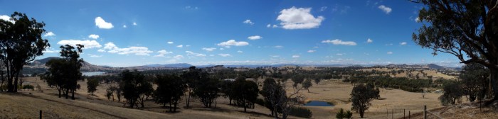 The view from our accommodation wasn't bad either! (click to enlarge)