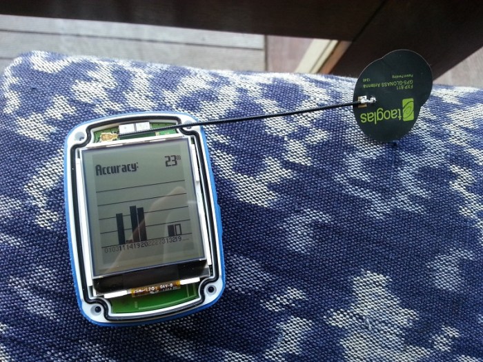 Edge 500 external antenna test