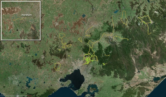 Roads covered in 2014 (click to enlarge).