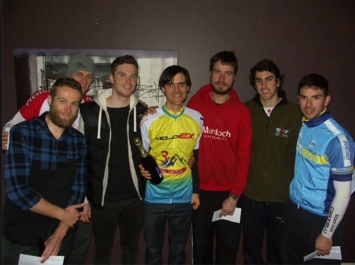 Photo: https://www.facebook.com/3daytour GC (D) L-R:  Stephen (6th), Grant (5th), Paul (2nd), me, Mario (7th), Ariel (4th), Jonathan (3rd).