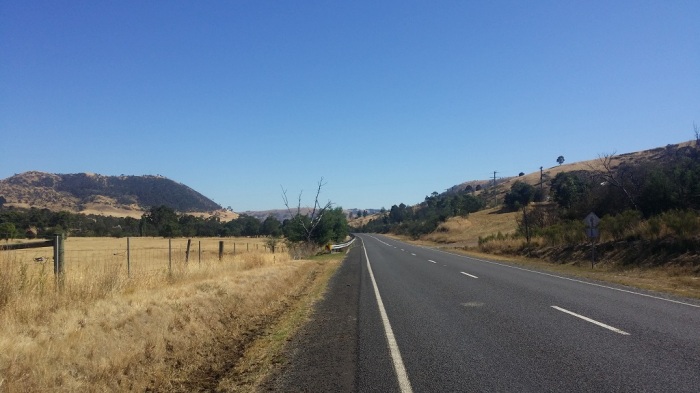 Flowerdale - During a 200km ride to complete the Festive 500.